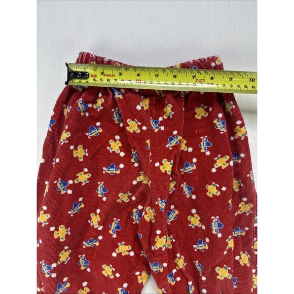 Vintage Boys Corduroy Pants Toddler 3T Blue Red Green Lot 80s 90s Hand Made - Picture 8 of 14